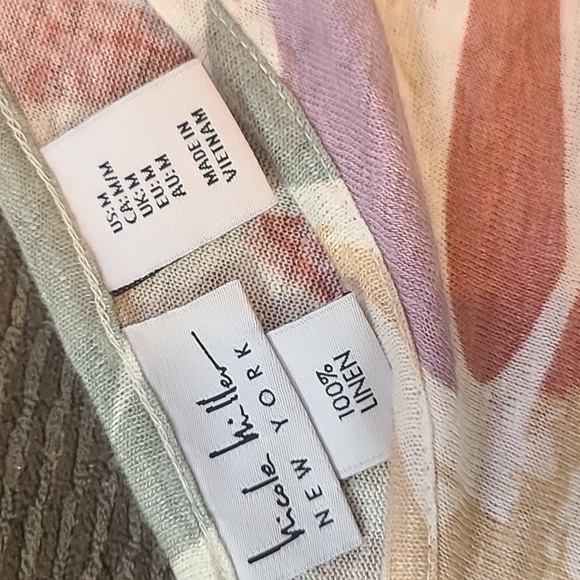 Nicole Miller Linen Blouse - Picture 6 of 9